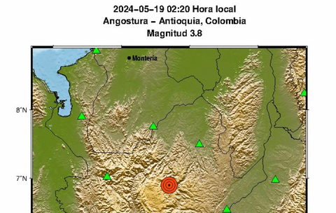 Sismo en Antioquia