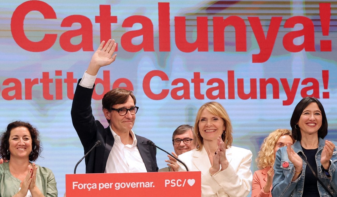 Salvador Illa, líder del PSC en Cataluña