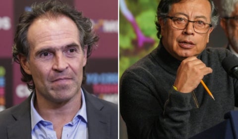 Federico Gutiérrez y Gustavo Petro
