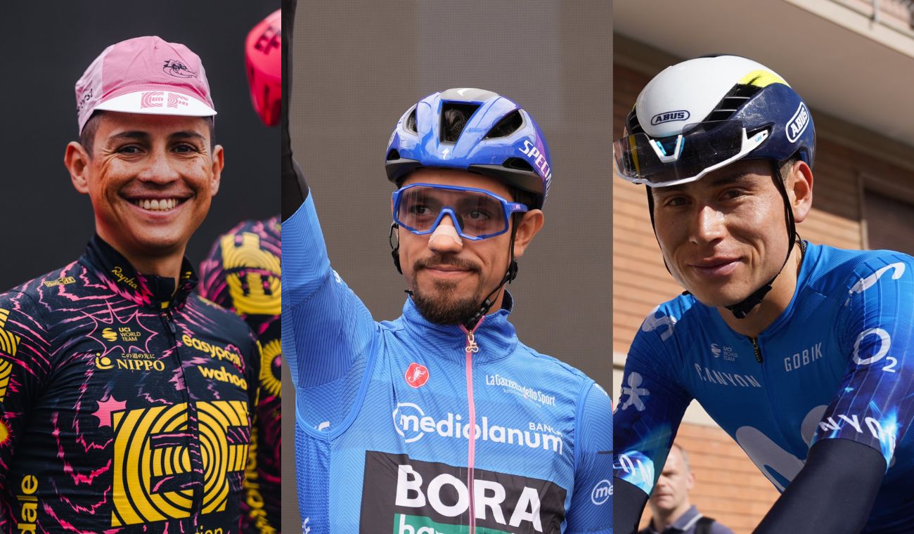 Esteban Chaves, Daniel Martínez y Einer Rubio - Giro de Italia 2024