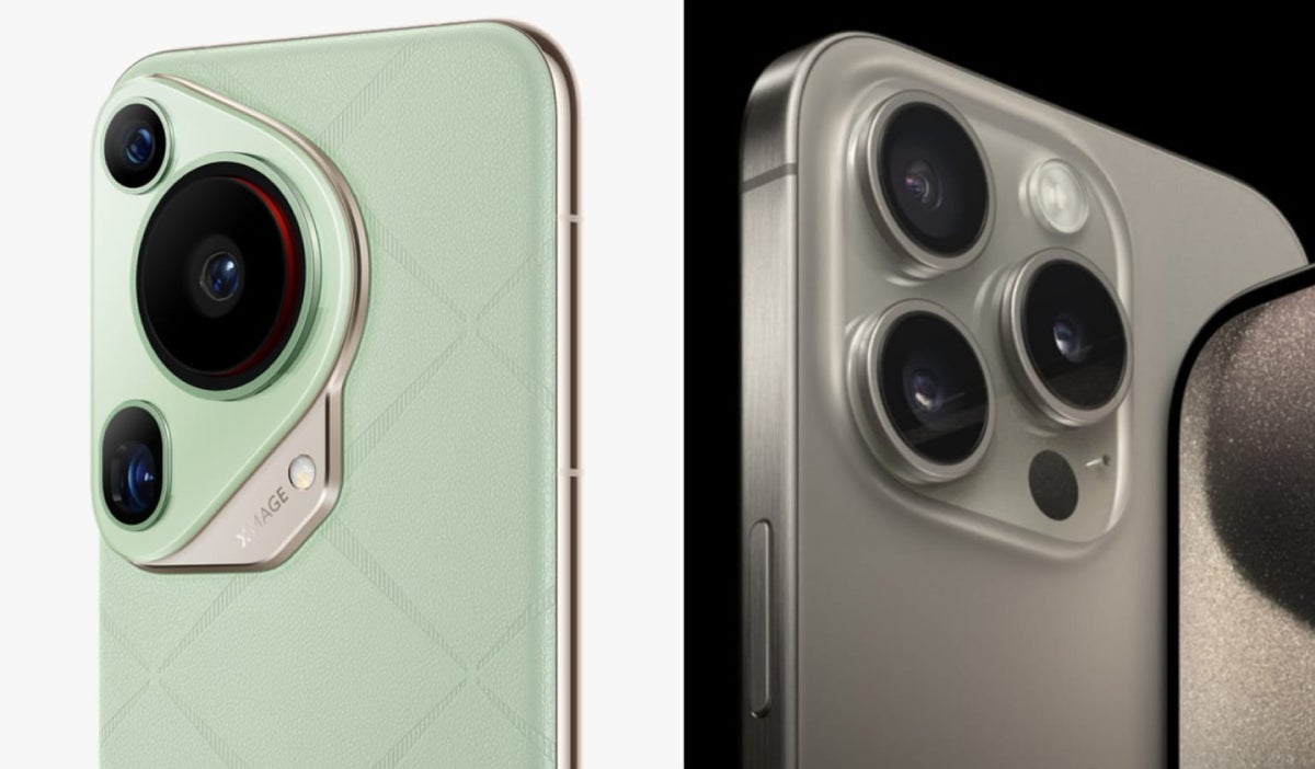 Cámaras Huawei Pura 70 Ultra vs iPhone 15 Pro Max
