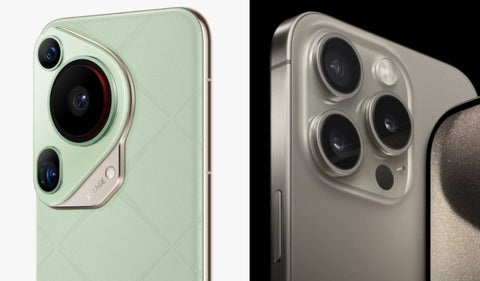Cámaras Huawei Pura 70 Ultra vs iPhone 15 Pro Max