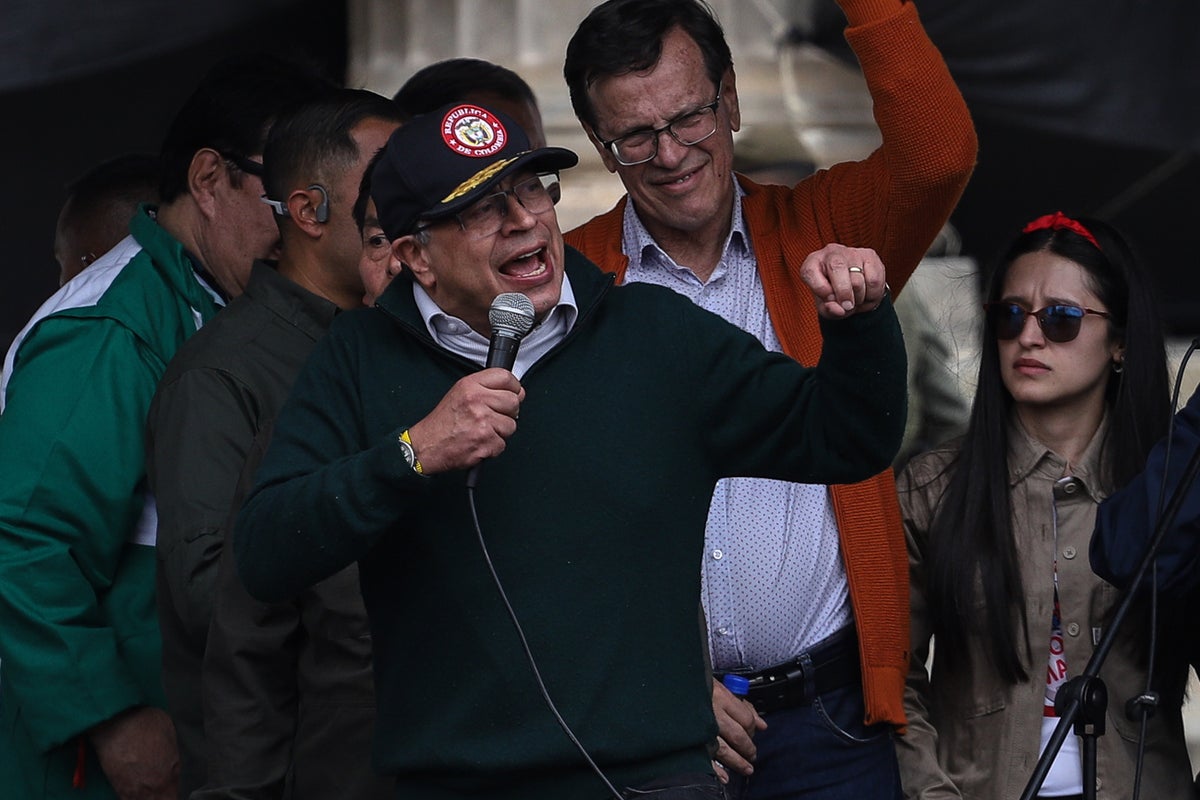 Presidente Gustavo Petro, Manifestaciones 1 de Mayo