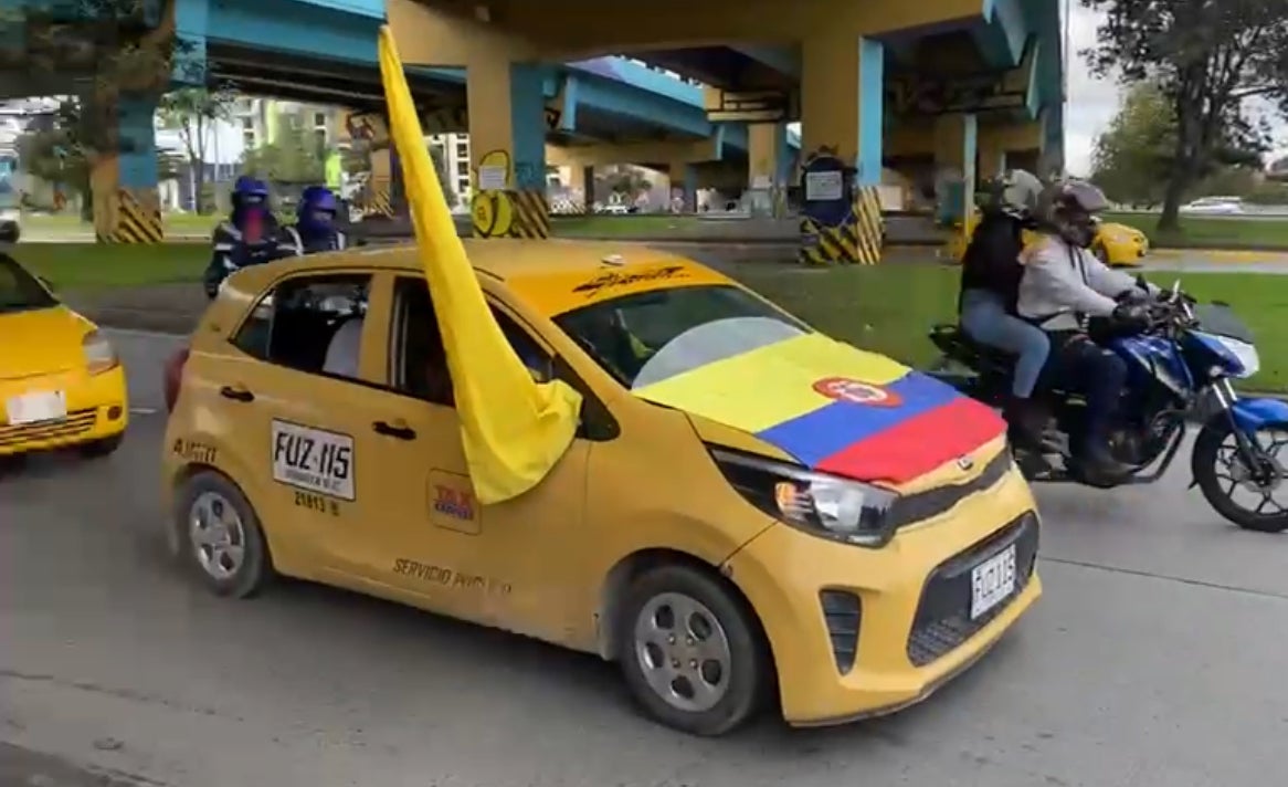 Paro de Taxistas Bogotá