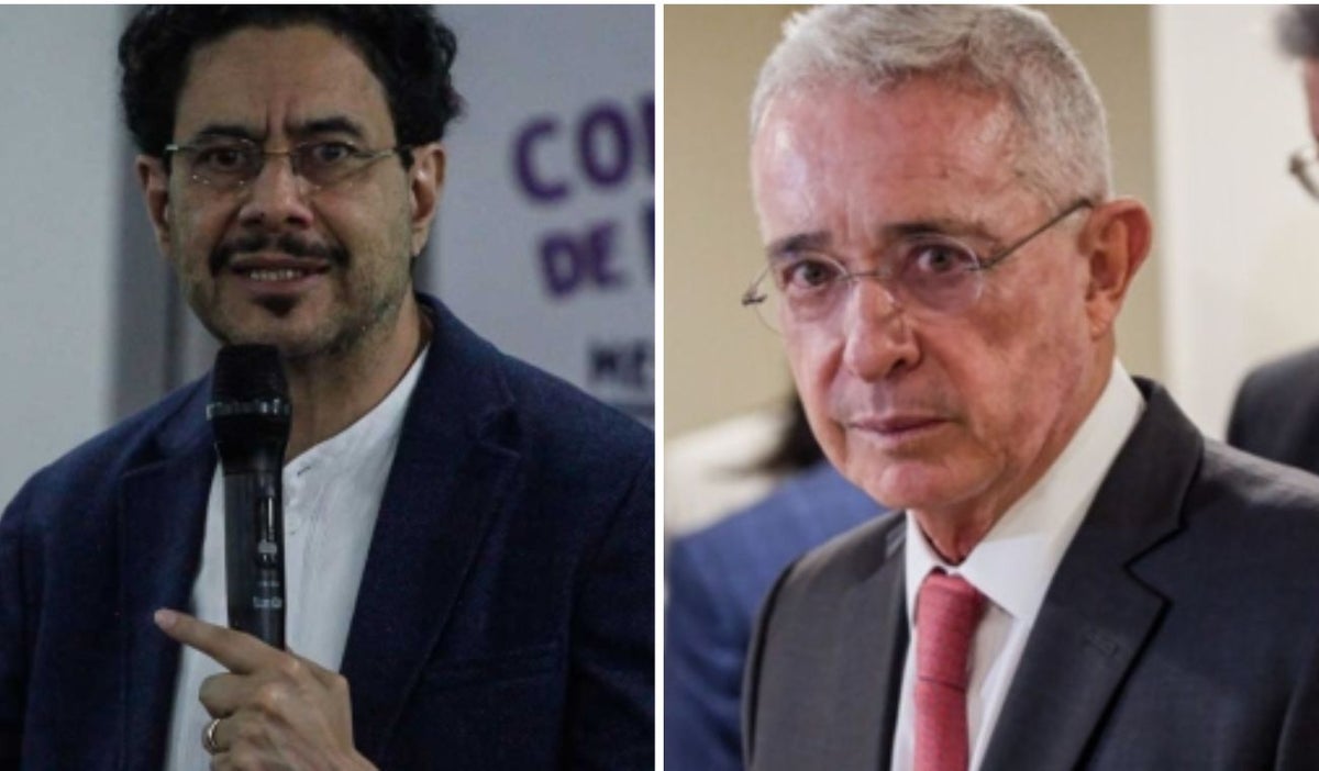 Iván Cepeda y Álvaro Uribe