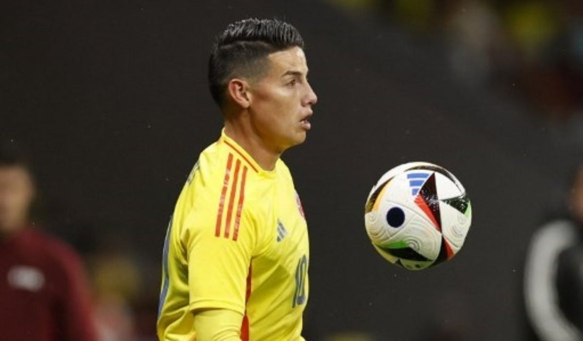 James Rodríguez con la Selección Colombia