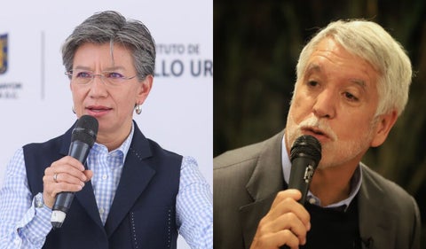 Enrique Peñalosa y Claudia López