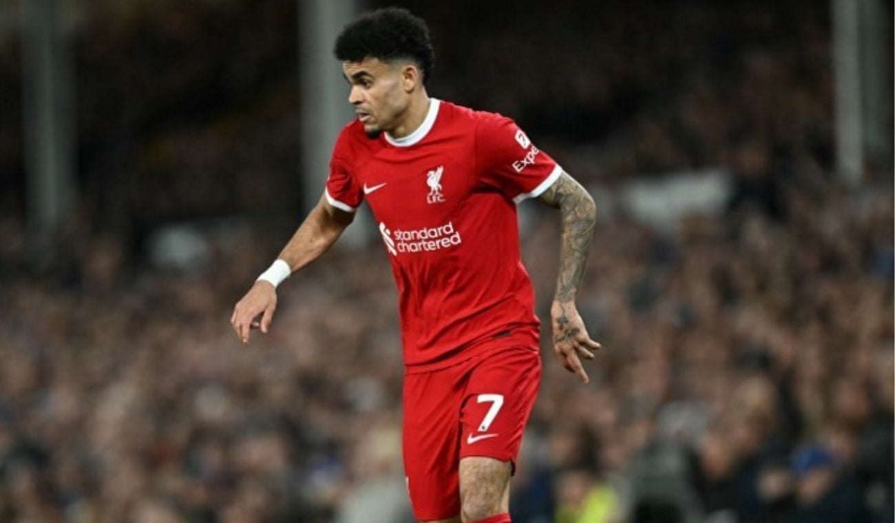 Luis Díaz con el Liverpool
