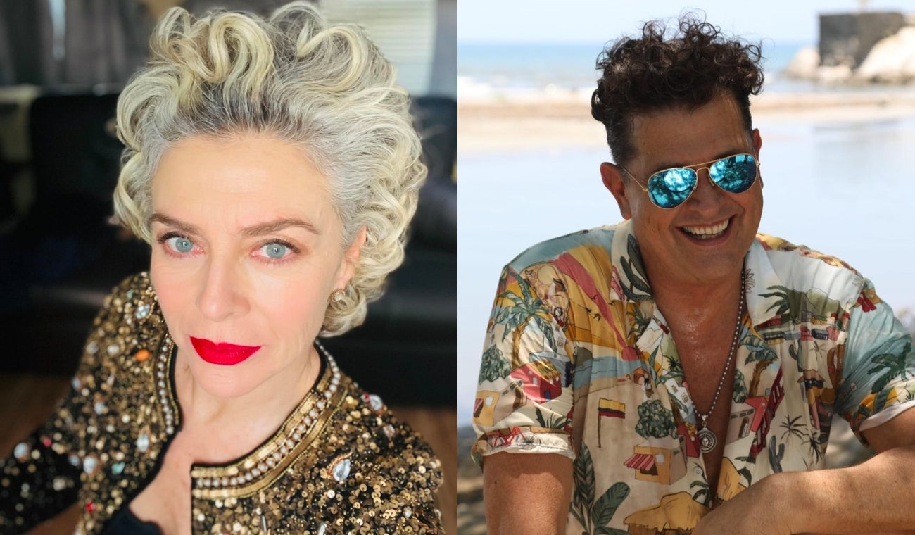 Margarita Rosa de Francisco y Carlos Vives