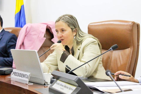 María Eugenia Lopera, presidenta de la Comisión Séptima de la Cámara
