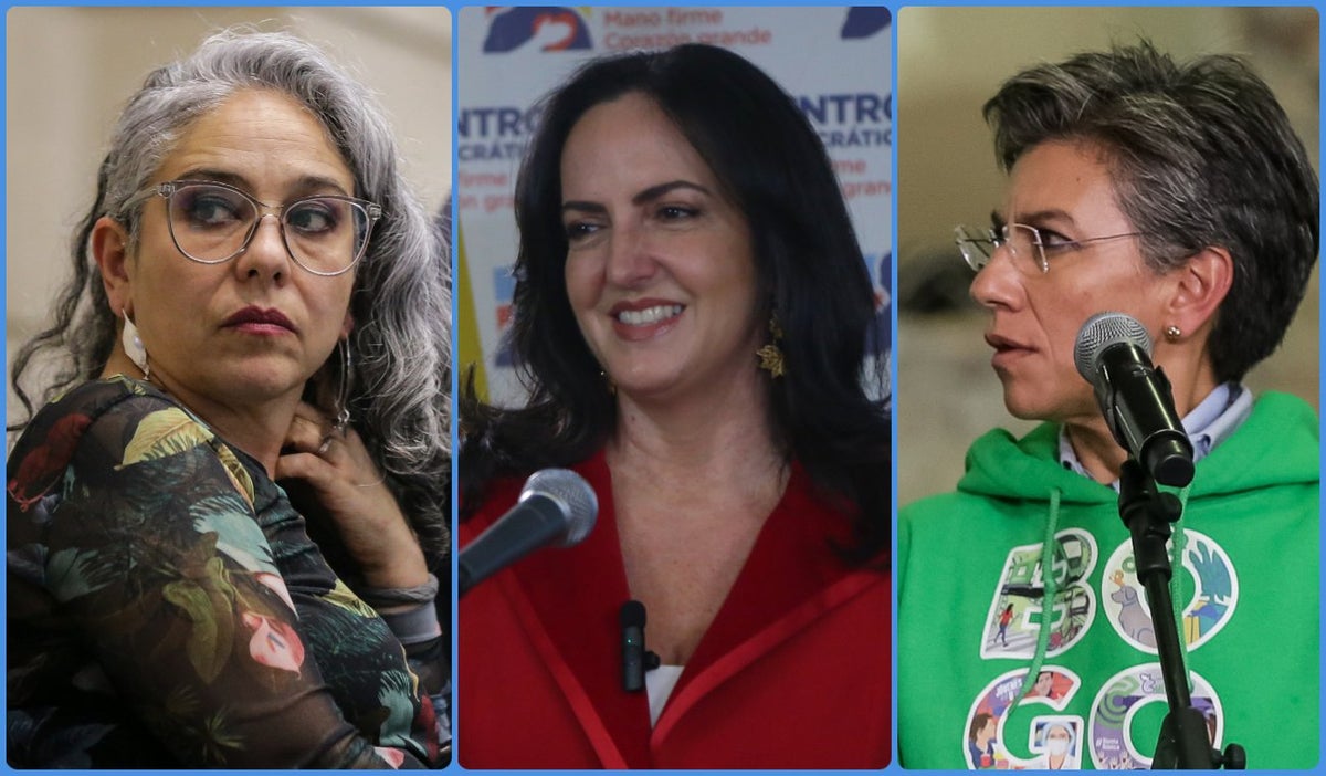 María José Pizarro, María Fernanda Cabal y Claudia López