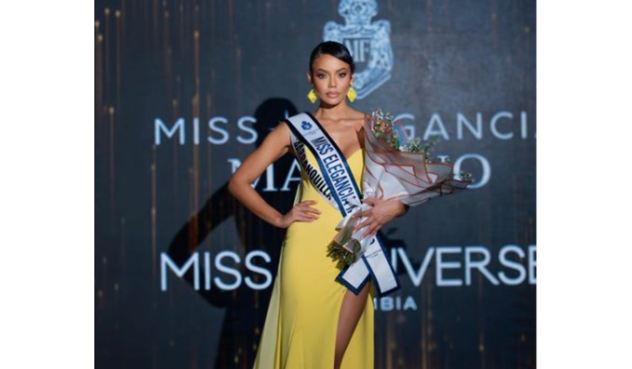 Miss Universe Barranquilla 2024, Kimberly Hooker, ganó Miss Elegancia Mariano