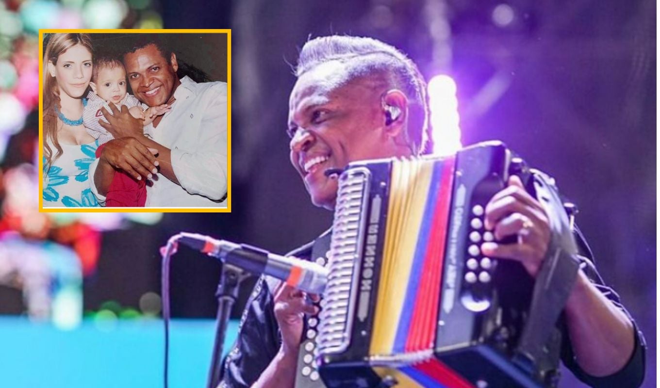 Omar Geles y una de sus esposas