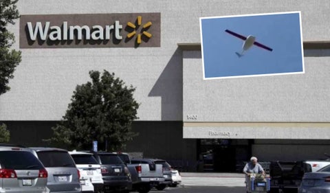 Pedidos de Walmart con drones