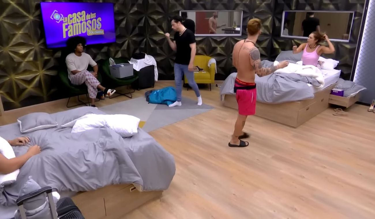 Tensionante pelea entre Julián Trujillo y Miguel Melfi por una cama en ‘La casa de los famosos’