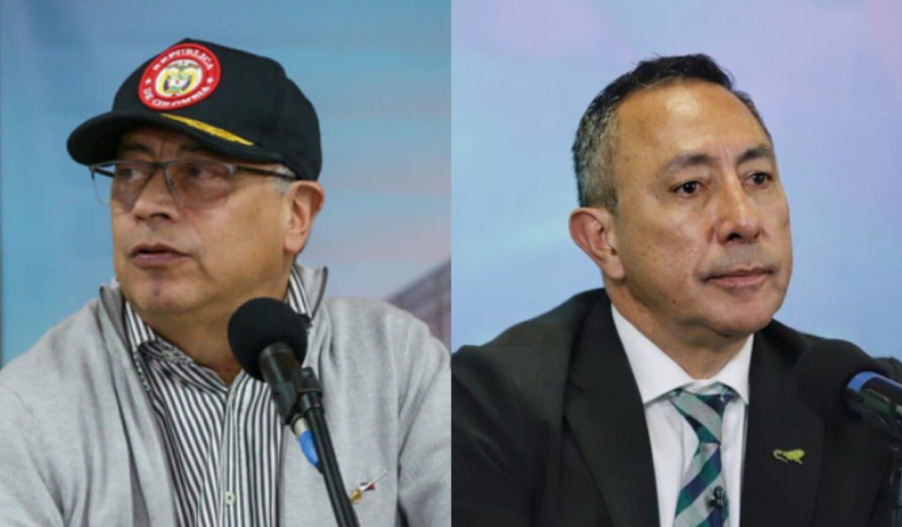 Gustavo Petro y Ricardo Roa