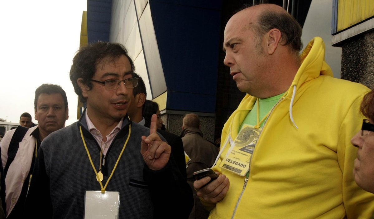 Gustavo Petro y Daniel García-Peña en 2009
