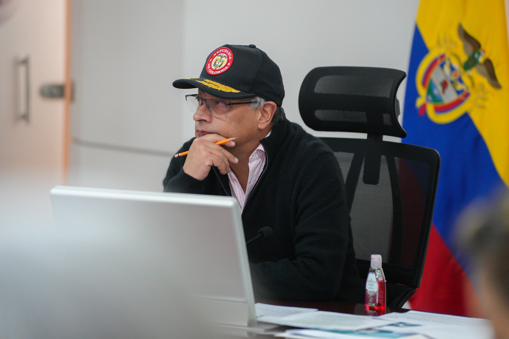 Presidente Gustavo Petro en la Casa de Nariño