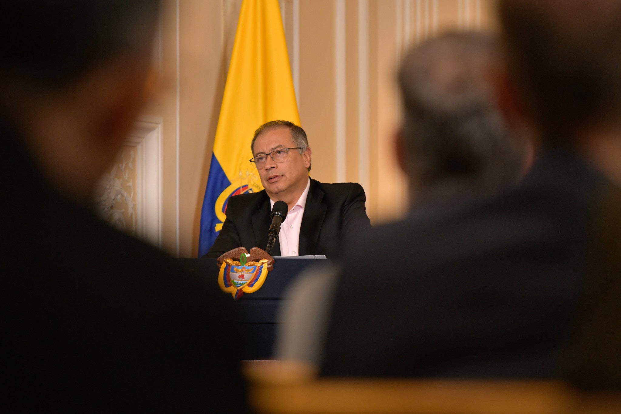 Presidente Gustavo Petro en la Casa de Nariño