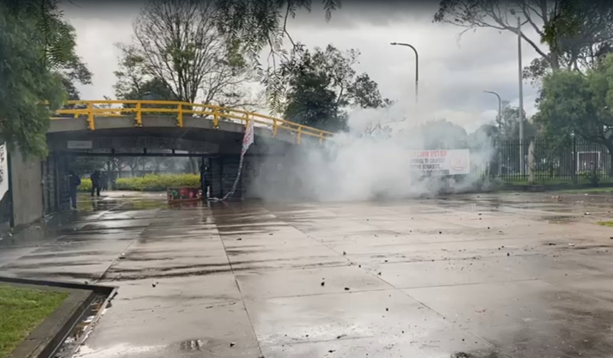 Protestas en la Universidad Nacional