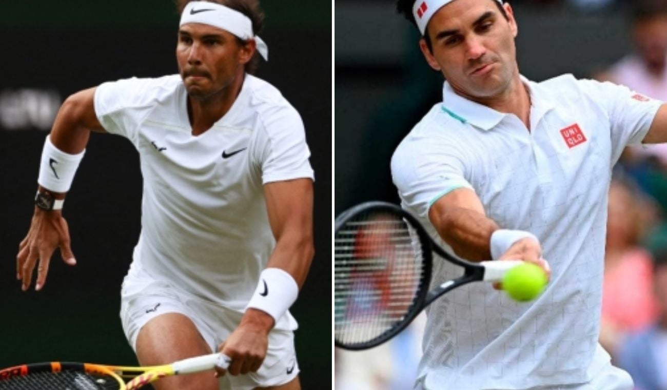 Rafael Nadal y Roger Federer