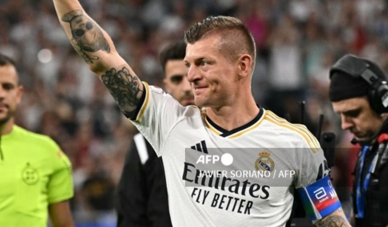 Toni Kroos con el Real Madrid