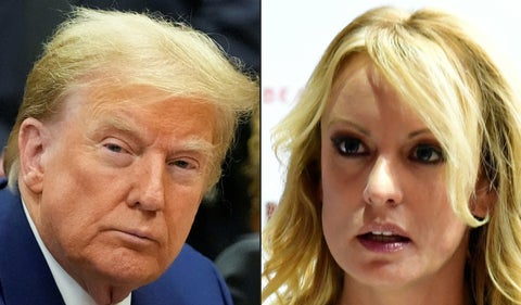 Donald Trump y Stormy Daniels