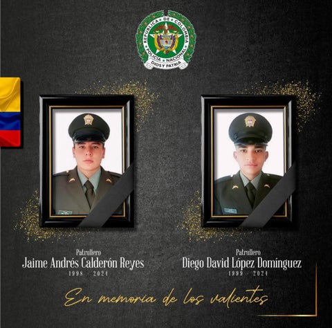 Patrulleros asesinados en Morales, Cauca
