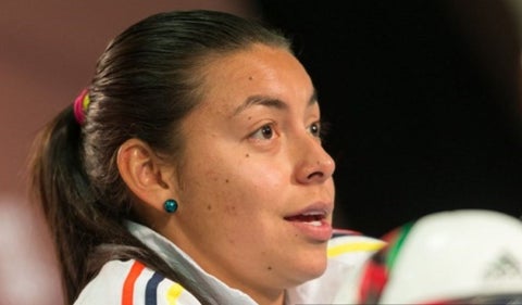 Yoreli Rincón con la Selección Colombia