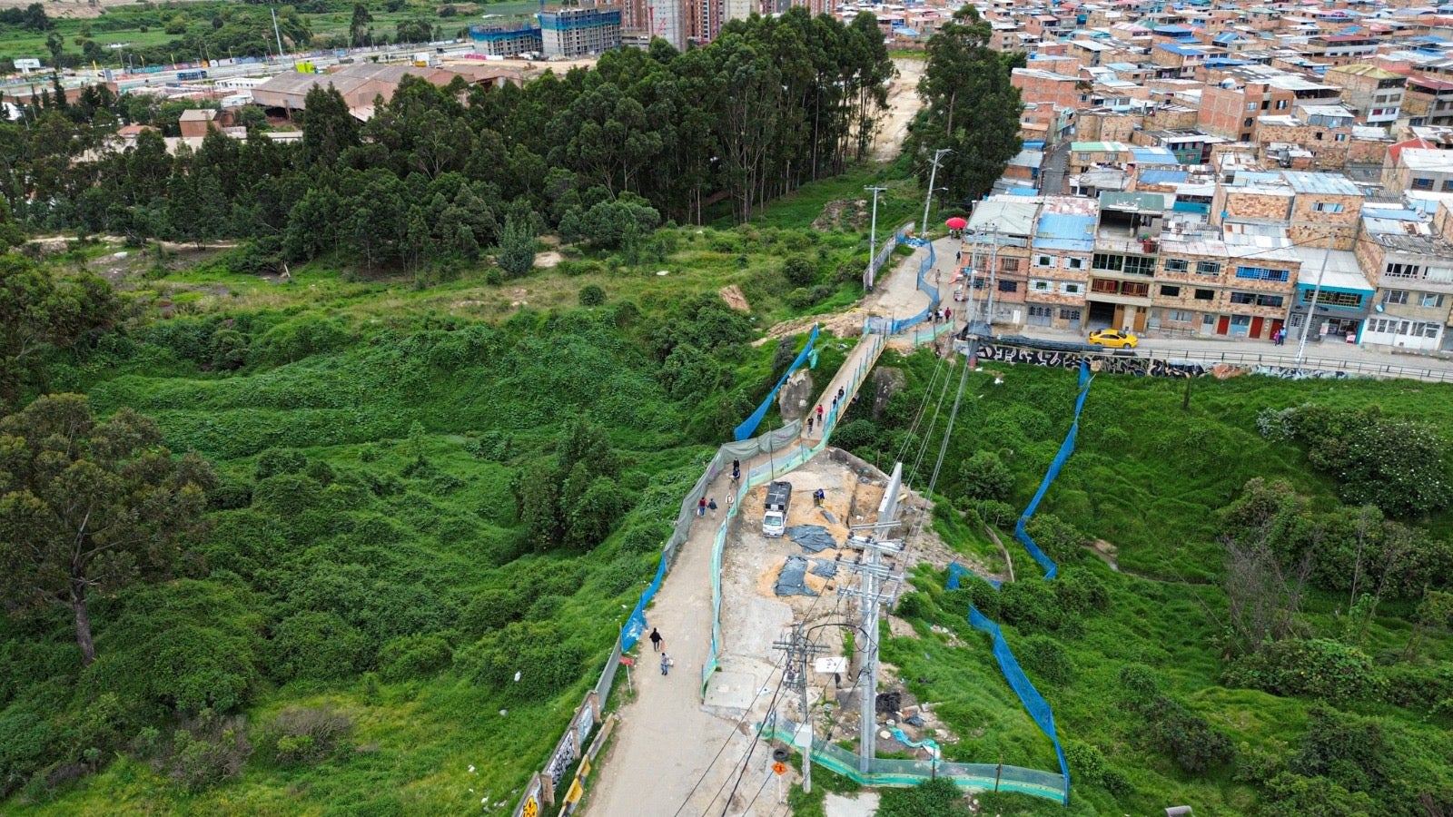 Puente Usme por manifestaciones