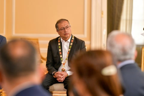 Presidente Gustavo Petro en la Casa de Nariño