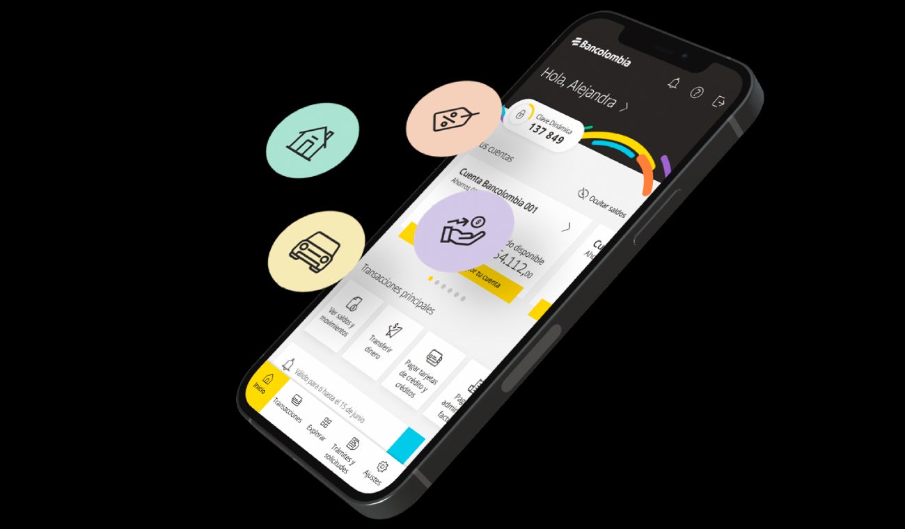 Aplicación de Bancolombia