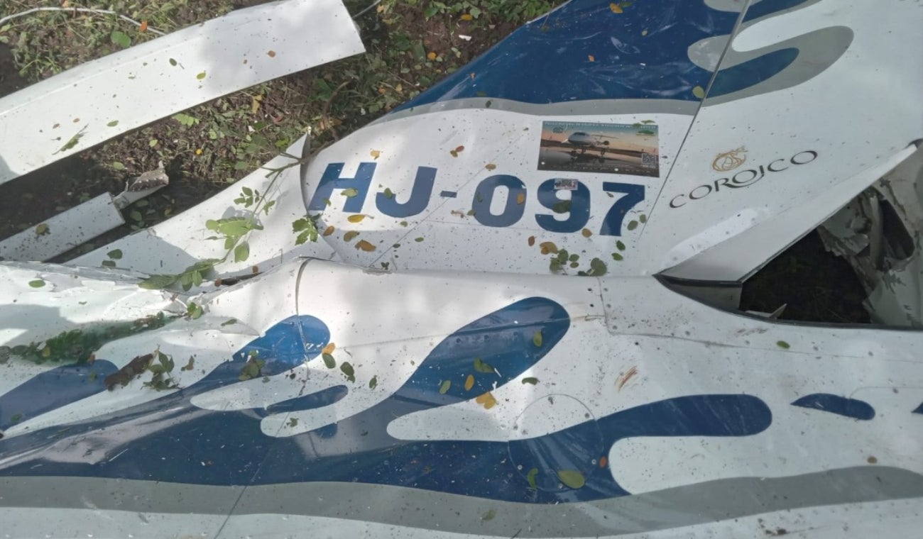 Cayó avioneta en Atlántico