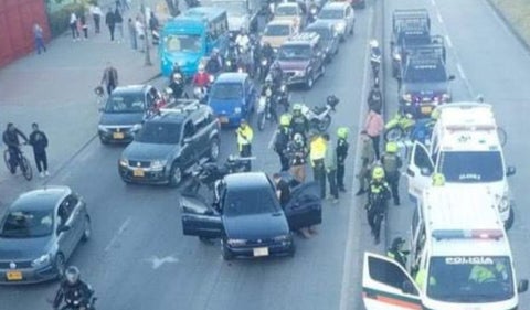 Balacera en el sur de Bogotá