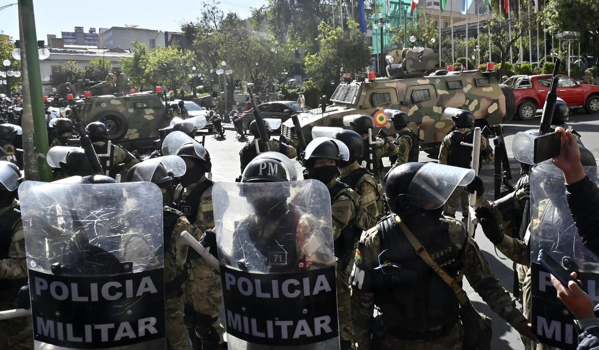 Militares en La Paz, Bolivia | Golpe de Estado
