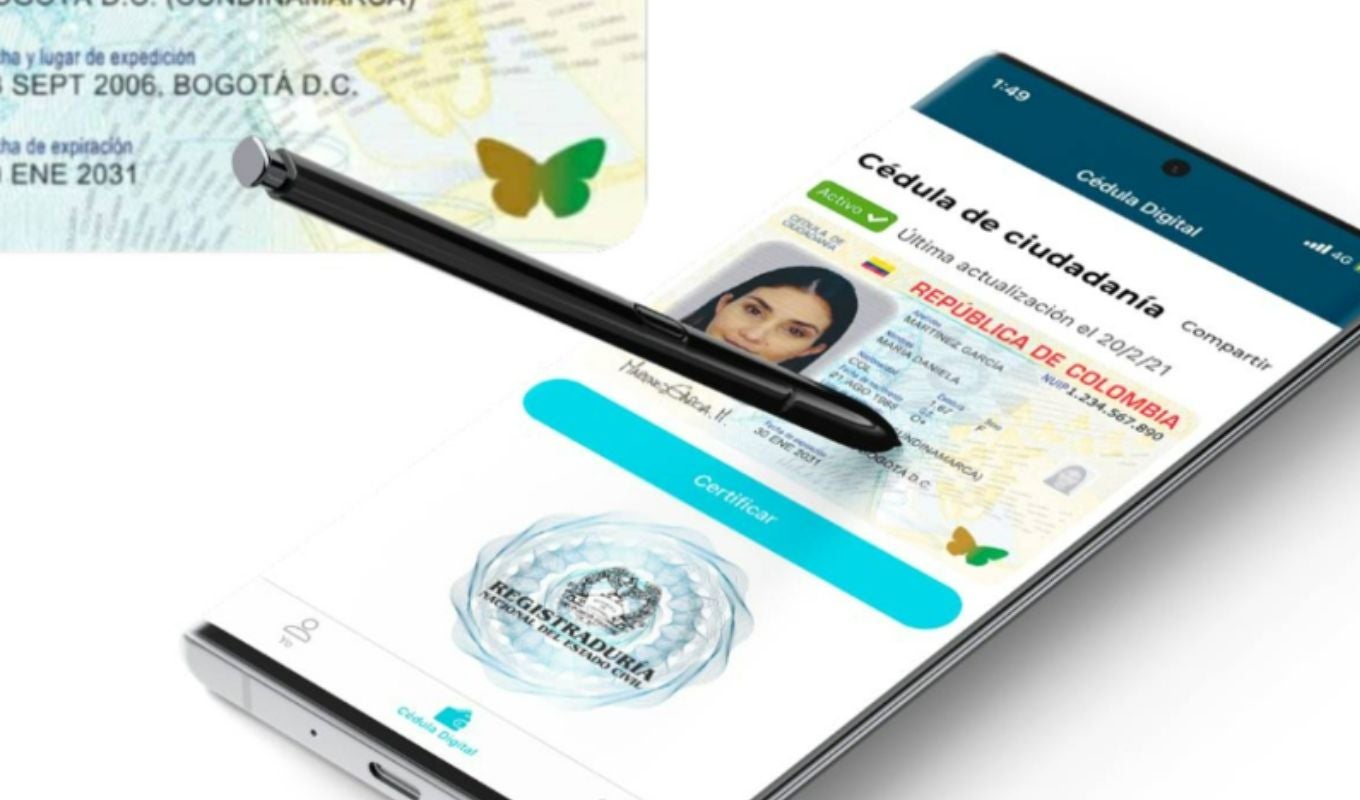 Cédula digital en Colombia