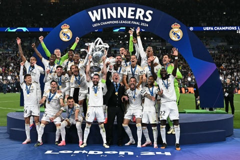 Real Madrid celebrando su Champions '15'