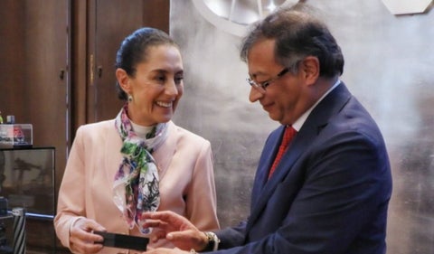 Gustavo Petro celebra triunfo de Claudia Sheinbaum como presidenta de México