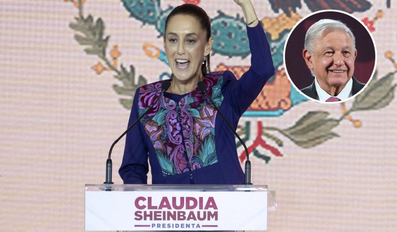 Claudia Sheinbaum y Andrés Manuel López Obrador