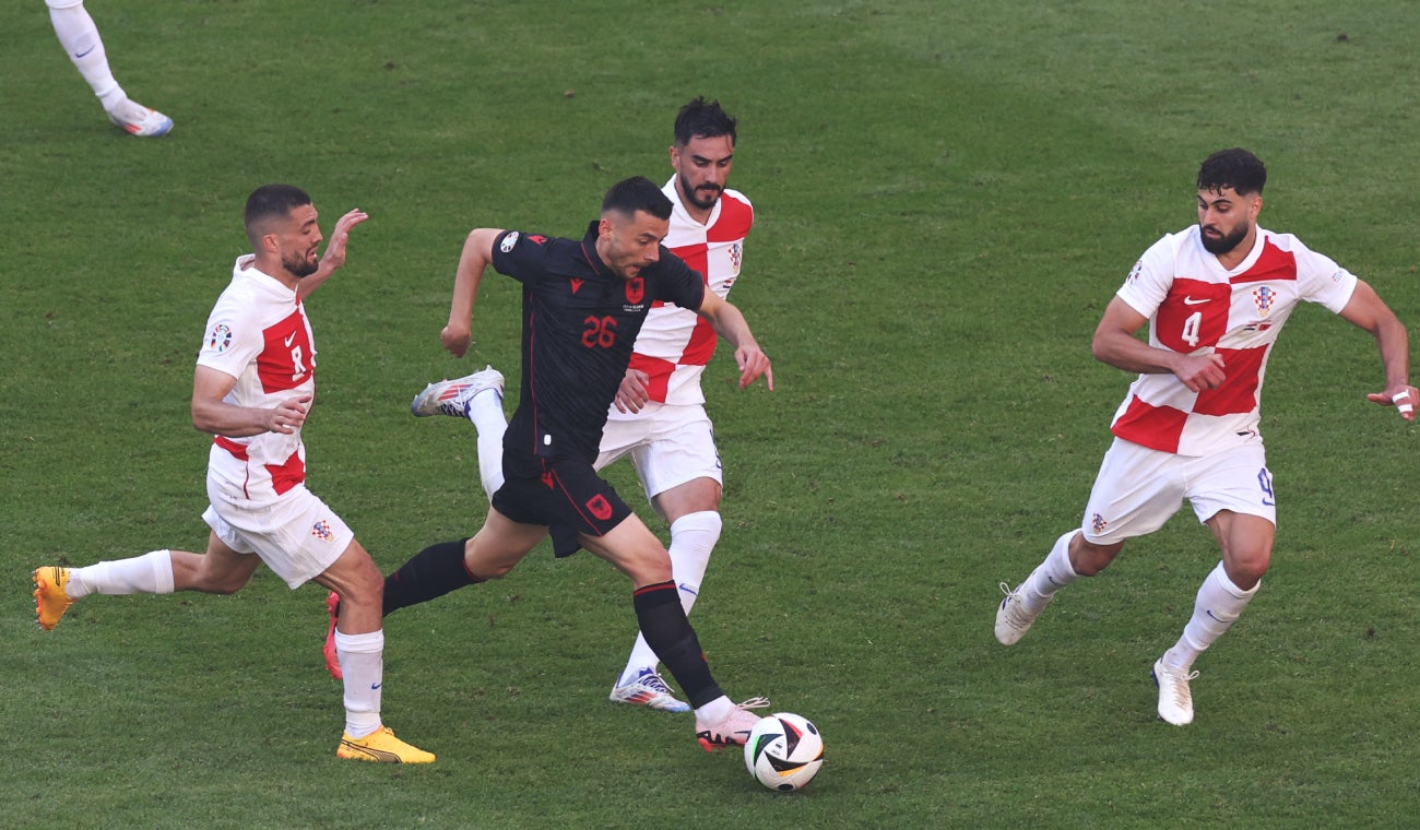 Croacia vs Albania en la Eurocopa