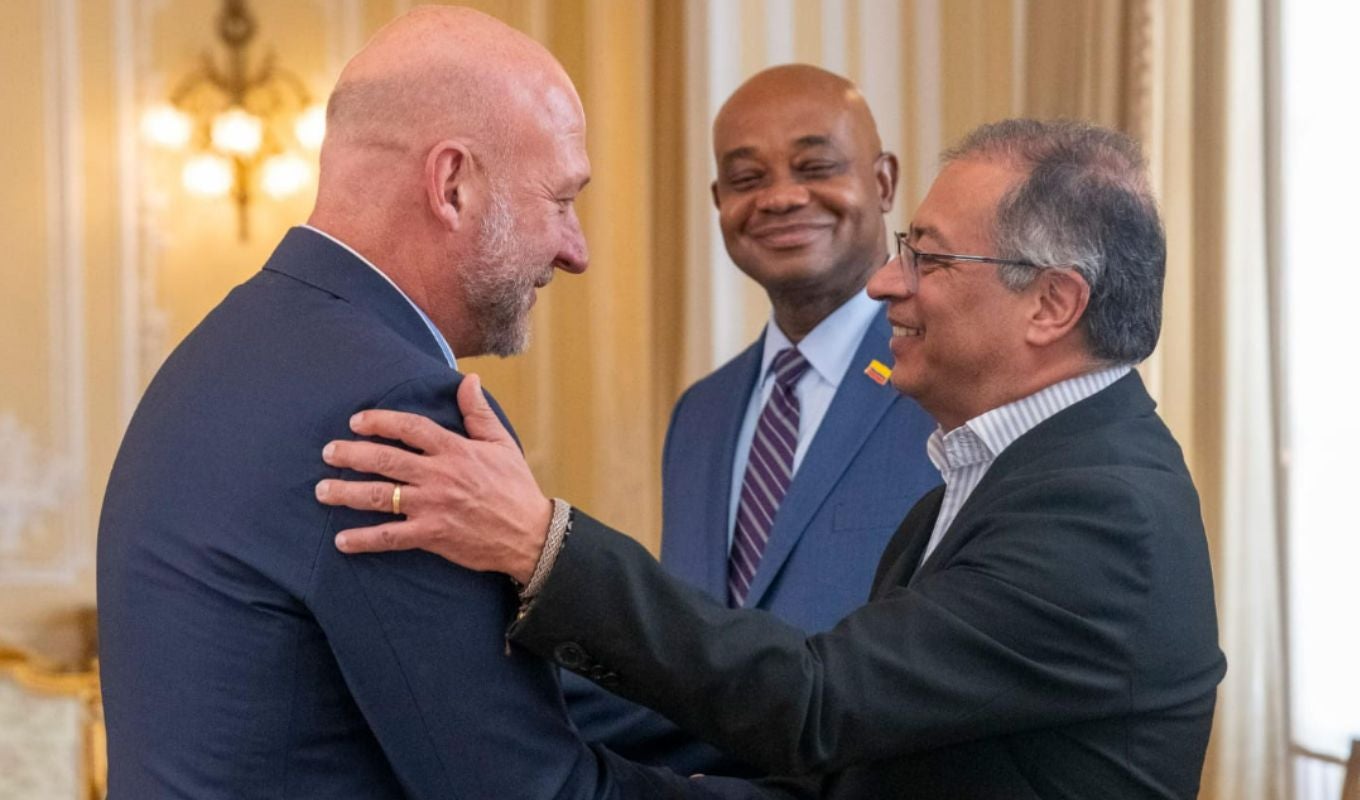 Gustavo Dzugala, embajador de Argentina en Colombia y Petro