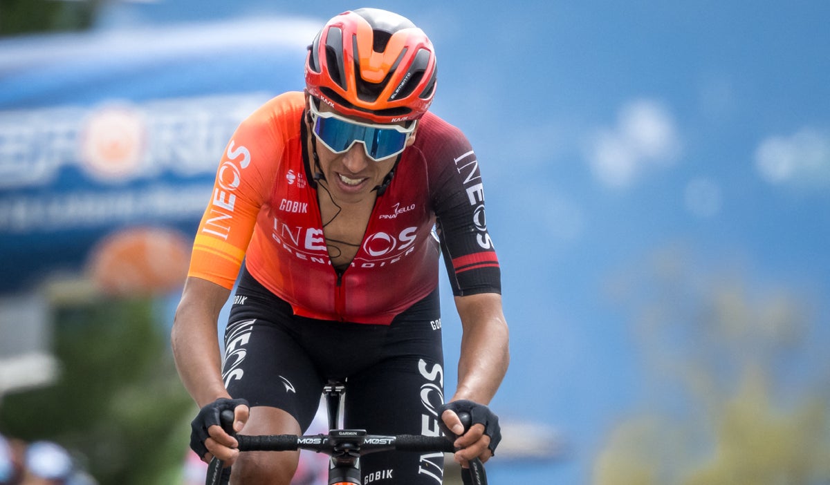 Egan Bernal en el Tour de Suiza