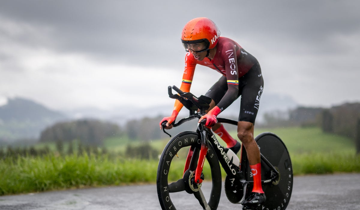 Egan Bernal en el Tour de Suiza