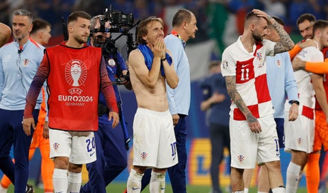 Italia empató ante Croacia