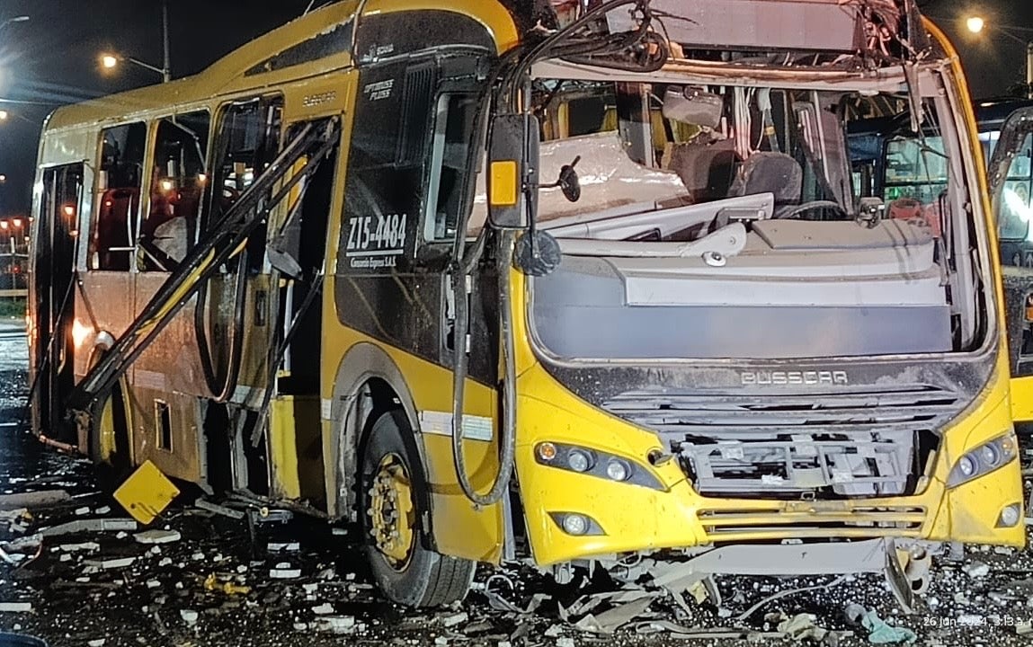 Explosión en un patio taller de SITP | Bogotá | Jun 2024