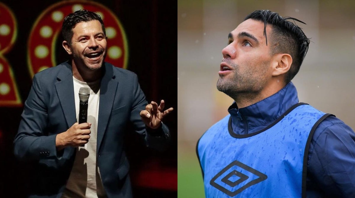 Piter Albeiro y Radamel Falcao