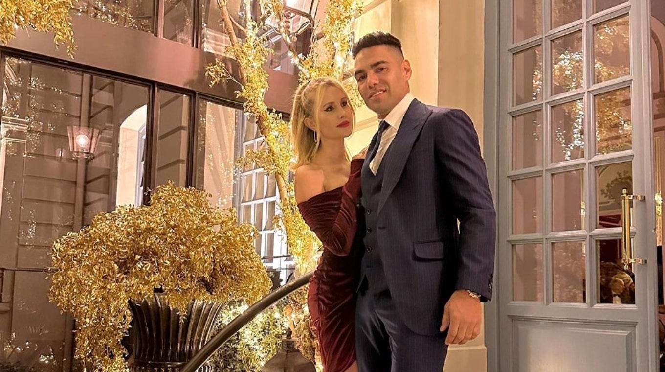 Radamel Falcao y Lorelei Tarón