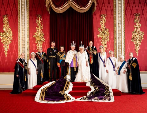 Familia real británica coronación Carlos