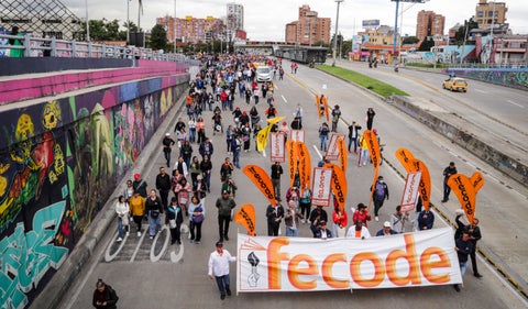 Protesta de Fecode