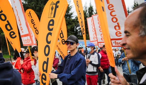 Protesta de Fecode
